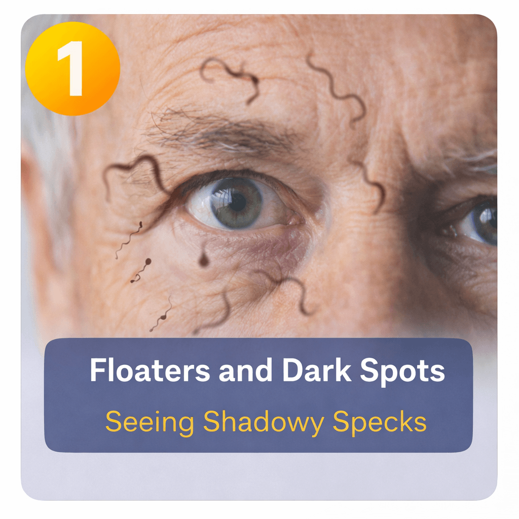 Floaters and dark spots in vision