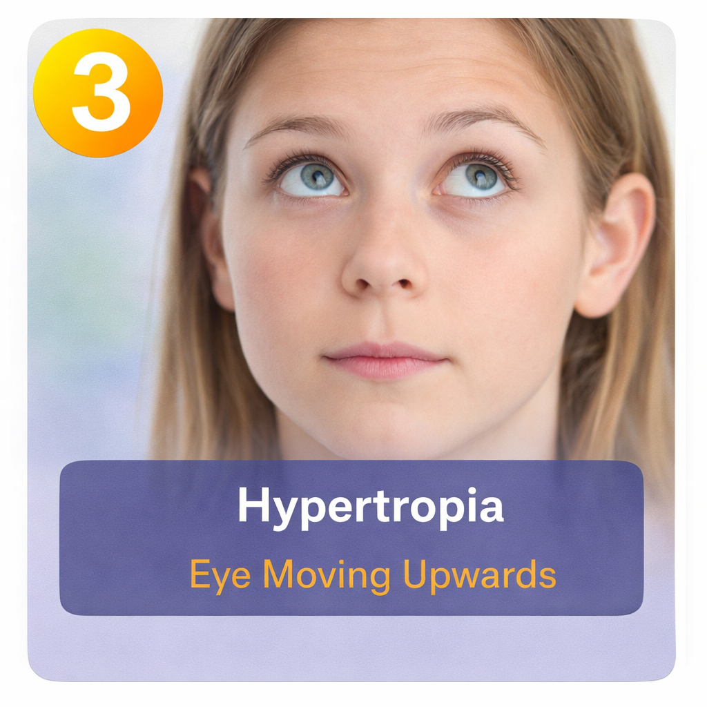 Hypertropia (Upward Turn)