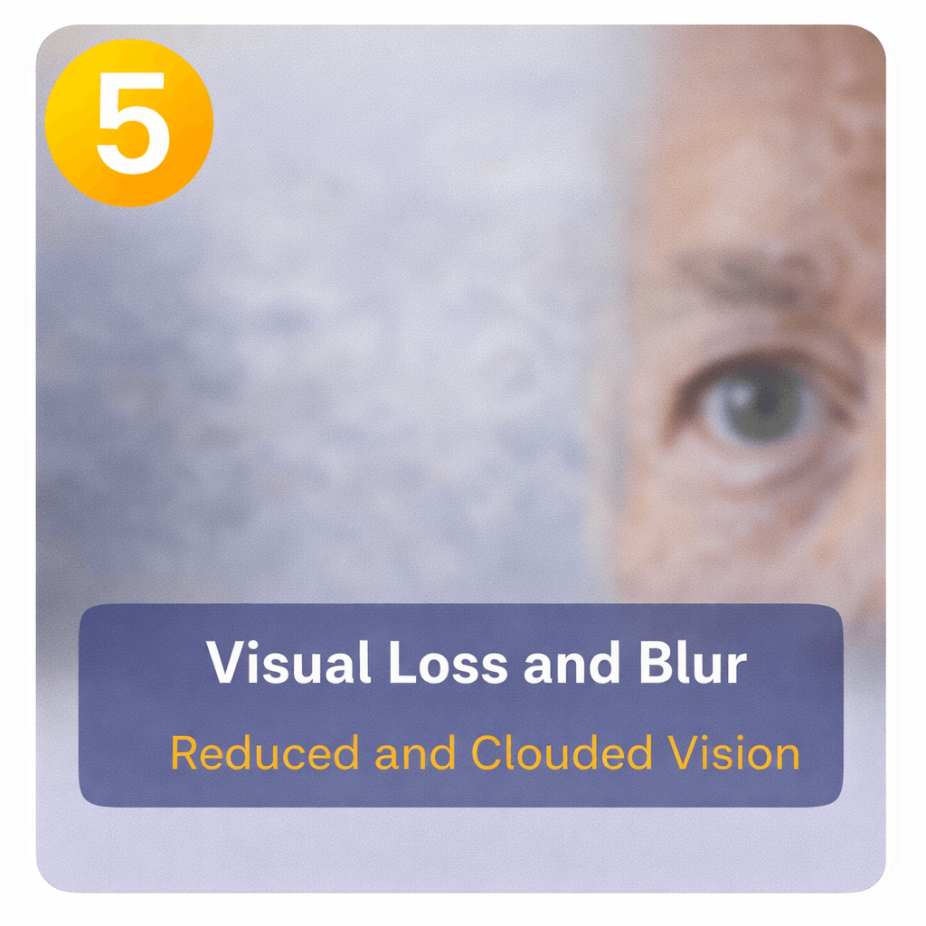 Visual loss and blur