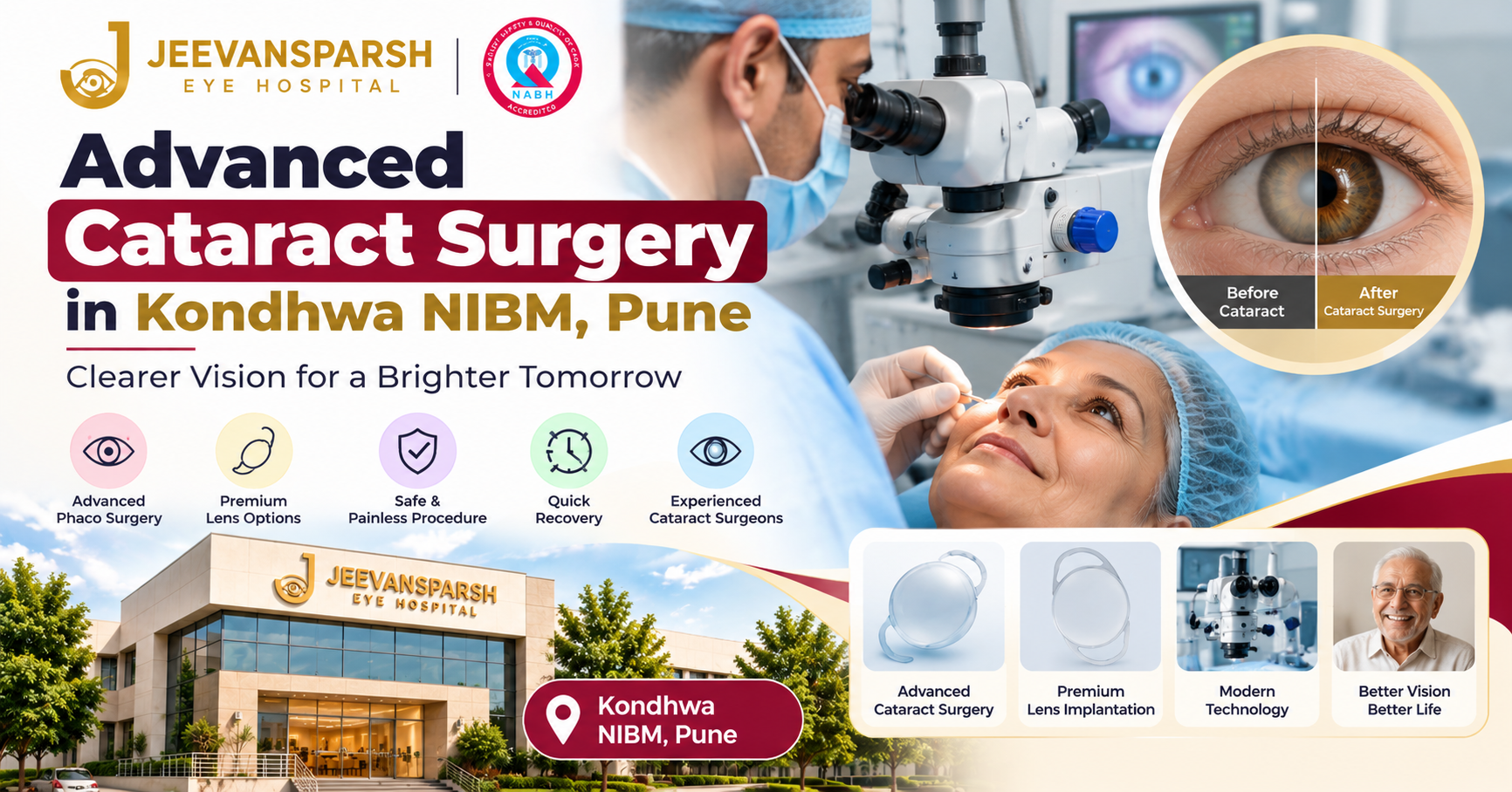 Advanced Cataract Surgery in Kondhwa NIBM, Pune – Symptoms, Treatment & Recovery
